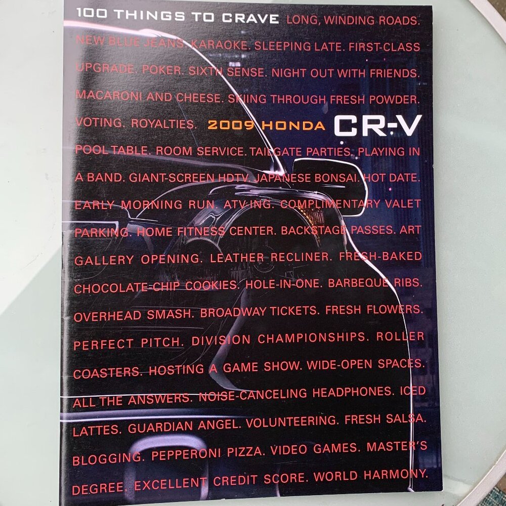 Honda CR-V Showroom Pamphlet Bundle - Picture 3 of 9